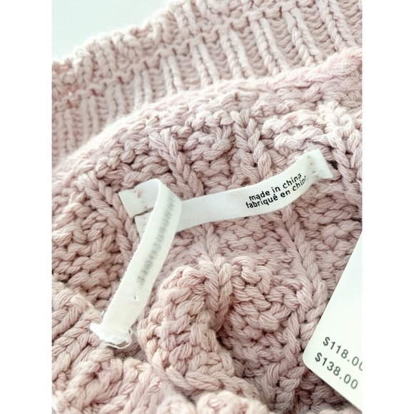 Nwt Anthropologie Marci Dip Dye Cable Knit Ombre Soft Girl Sweater - Picture 10 of 11